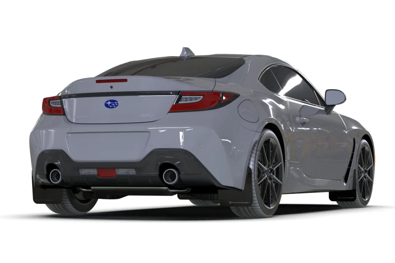 Rally Armor 22-26 Subaru BRZ / Toyota GR86 Black UR Mud Flap w/Dark Grey Logo - Image 3