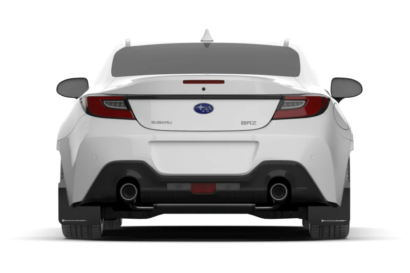 Rally Armor 22-26 Subaru BRZ / Toyota GR86 Black UR Mud Flap w/Red Logo - Image 3