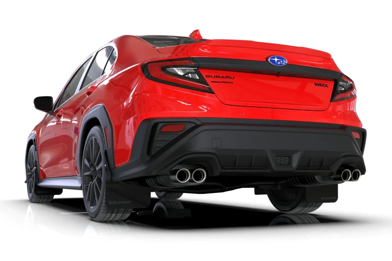 Rally Armor 22-26 Subaru WRX Black UR Mud Flap Altered Font Met. Blk Logo - Image 4