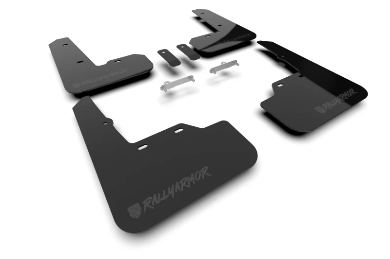 Rally Armor 22-26 Subaru WRX Black UR Mud Flap Altered Font Met. Blk Logo - Image 5