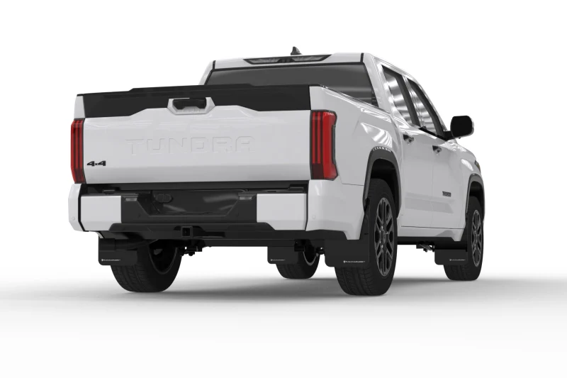 Rally Armor 22-26 Toyota Tundra Black UR Mud Flap w/White Logo - Image 2