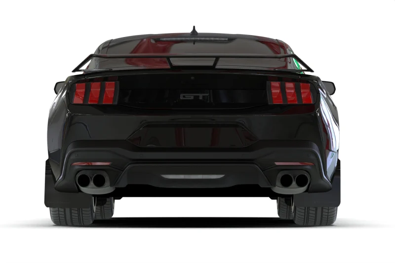 Rally Armor 2024+ Ford Mustang Black UR Mud Flap w/ Red Logo - Image 5