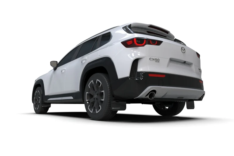 Rally Armor 23-25 Mazda CX-50 (Will Not Fit CX-5) Black UR Mud Flap W/Grey Logo - Image 3