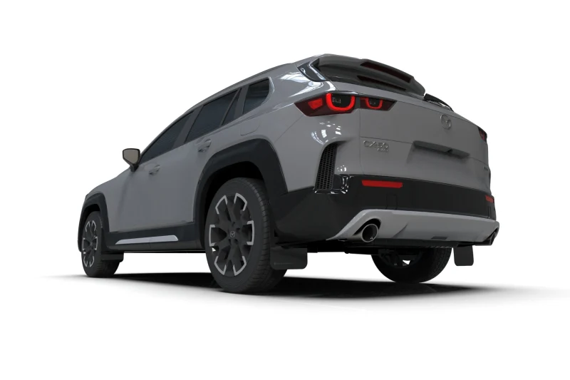 Rally Armor 23-25 Mazda CX-50 (Will Not Fit CX-5) Black UR Mud Flap W/Grey Logo - Image 4