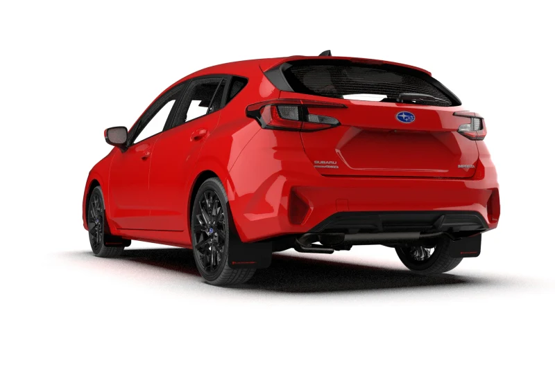 Rally Armor 24-26 Subaru Impreza Black UR Mud Flap w/ Grey Logo - Image 3