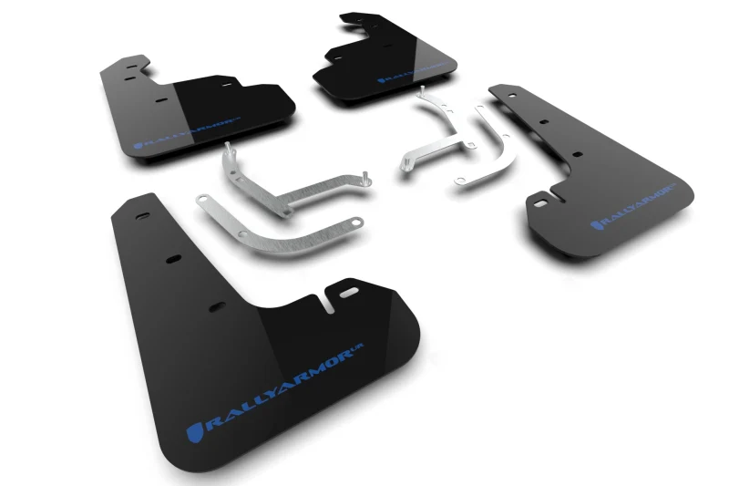 Rally Armor 24-26 Subaru Impreza Black UR Mud Flap w/ Light Blue Logo