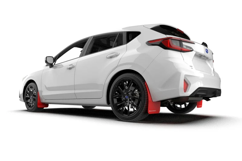 Rally Armor 24-26 Subaru Impreza Black UR Mud Flap w/ Red Logo - Image 3