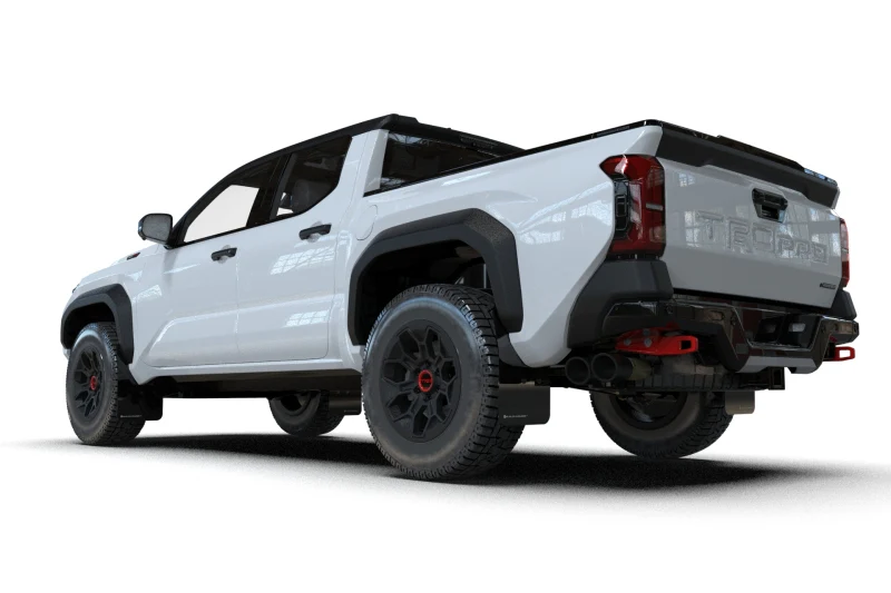 Rally Armor 24-26 Toyota Tacoma Gen 4 Black UR Mud Flap w/Metallic Black Logo - Image 3