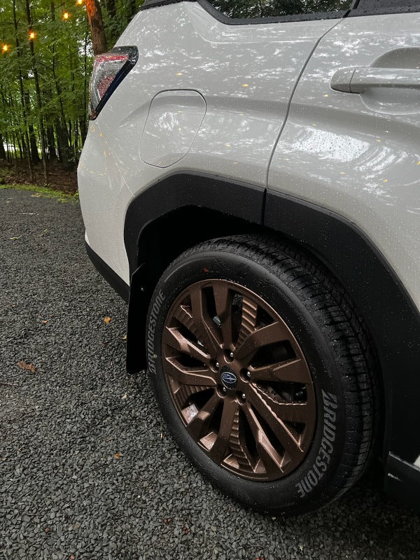 Rally Armor 25-26 Subaru Forester & Hybrid Black UR Mud Flap w/Grey Logo - Image 10