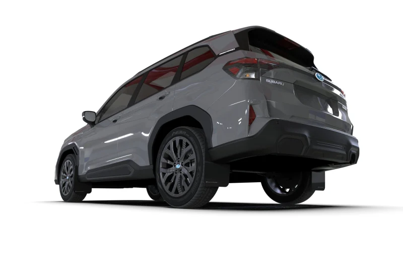Rally Armor 25-26 Subaru Forester & Hybrid Black UR Mud Flap w/Red Logo - Image 4
