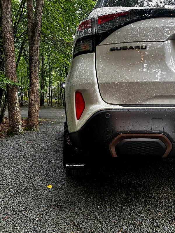 Rally Armor 25-26 Subaru Forester & Hybrid Black UR Mud Flap w/Red Logo - Image 5