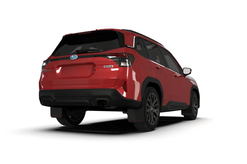 Rally Armor 25-26 Subaru Forester & Hybrid Black UR Mud Flap w/Red Logo - Image 8