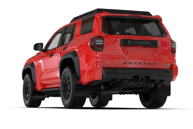 Rally Armor 25-26 Toyota 4Runner Black UR Mud Flap w/ Red Logo - Image 12