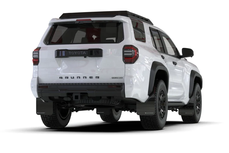 Rally Armor 25-26 Toyota 4Runner Black UR Mud Flap w/ White Logo - Image 3