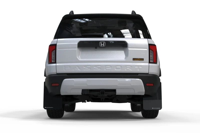 Rally Armor 2026 Honda Passport Black UR Mudflap - Orange Logo - Image 6