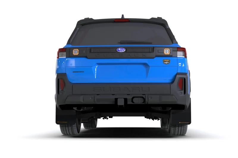 Rally Armor 2026 Subaru Outback Black UR Mud Flap w/Orange Logo - Image 2