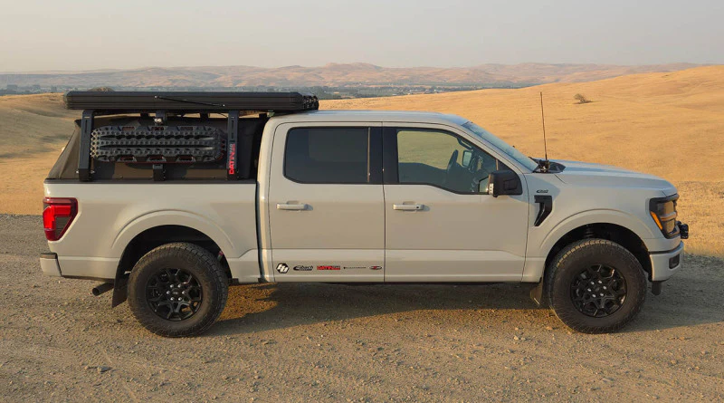Rally Armor 21-25 Ford F-150 (Excl. Raptor) Black UR Mud Flap w/Metallic Black Logo - Image 6