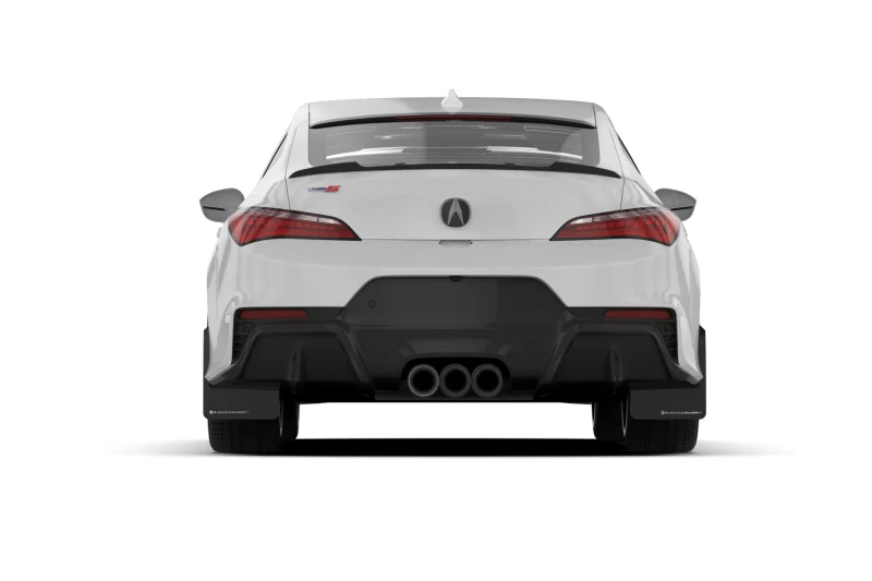 Rally Armor 23-25 Acura Integra A-Spec Black UR Mud Flap W/Blue Logo (No Drilling Req.) - Image 2