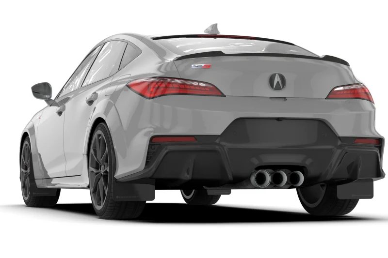 Rally Armor 23-25 Acura Integra A-Spec Black UR Mud Flap W/Blue Logo (No Drilling Req.) - Image 3