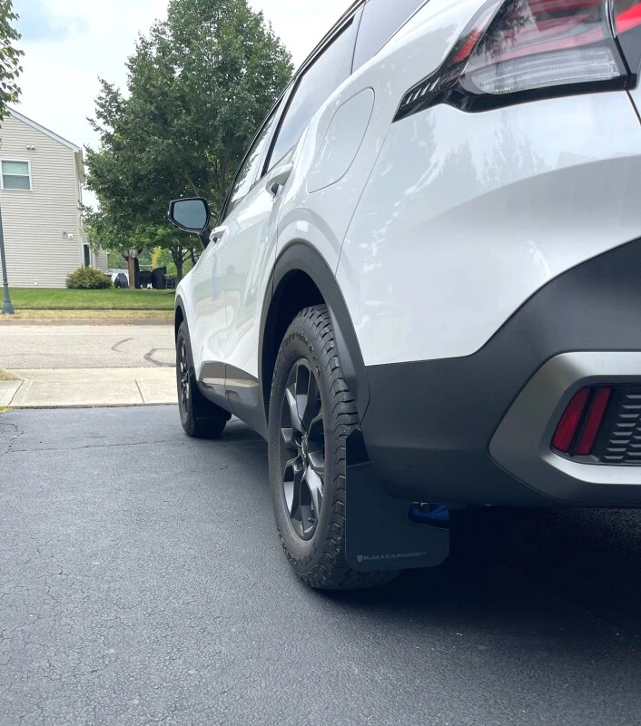 Rally Armor 23-26 Kia Sportage Black UR Mud Flap w/ Dark Grey Logo - Image 2