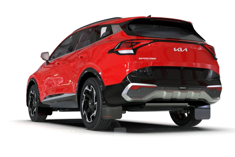 Rally Armor 23-26 Kia Sportage Black UR Mud Flap w/ Dark Grey Logo - Image 4