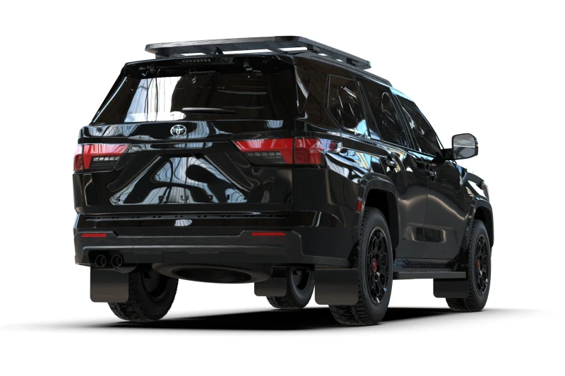 Rally Armor 23-26 Toyota Sequoia Black UR Mud Flap Grey Logo - Image 4