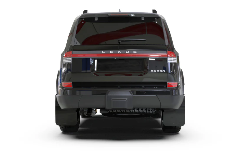 Rally Armor 24-25 Lexus GX 550 Luxury Black UR Mud Flap - Metallic Black Logo