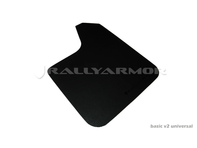 Rally Armor Universal Basic Mud Flap w/ Red Logo - Pair - Image 2