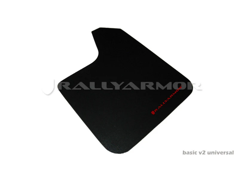 Rally Armor Universal Basic Mud Flap White Logo - Image 3