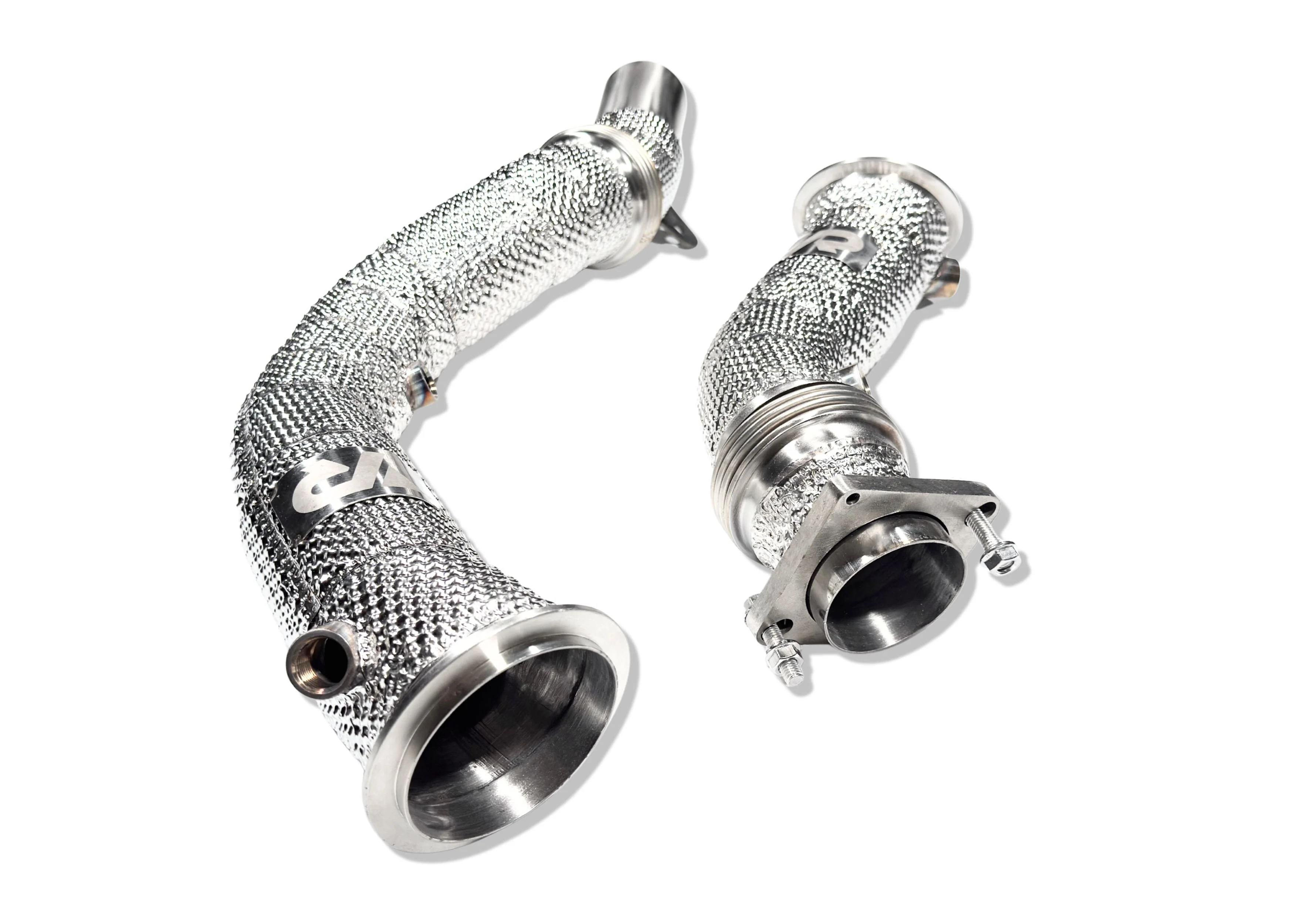 S55 Catless Downpipes with Heatshield for F8X M3 M4 & M2C - Image 2
