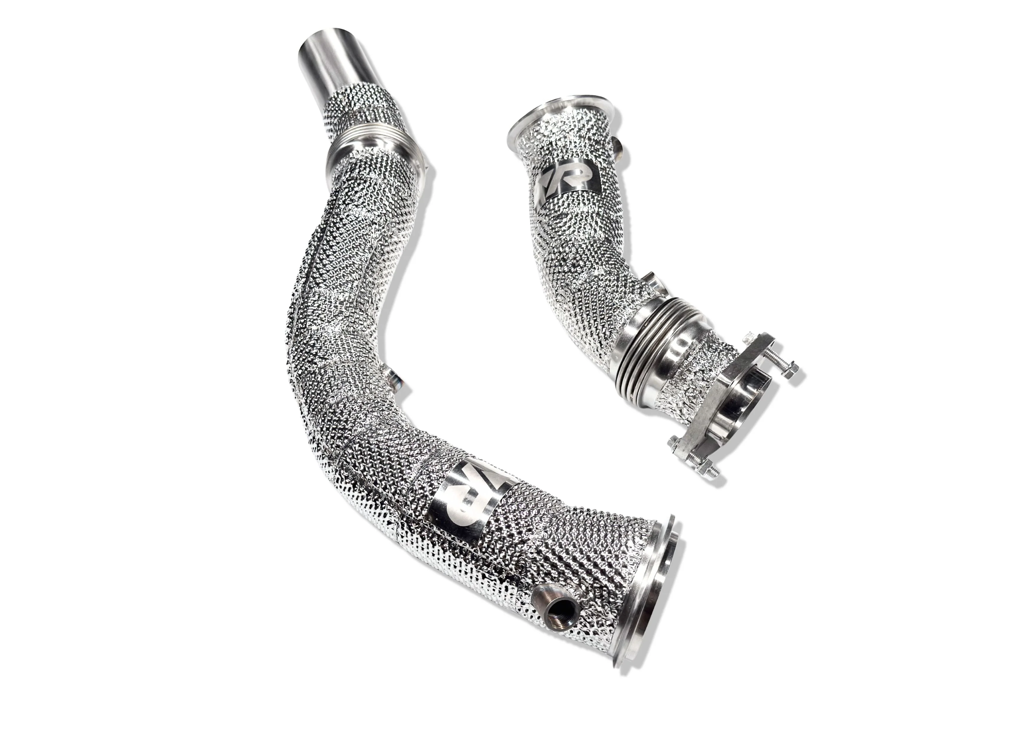 S55 Catless Downpipes with Heatshield for F8X M3 M4 & M2C - Image 3