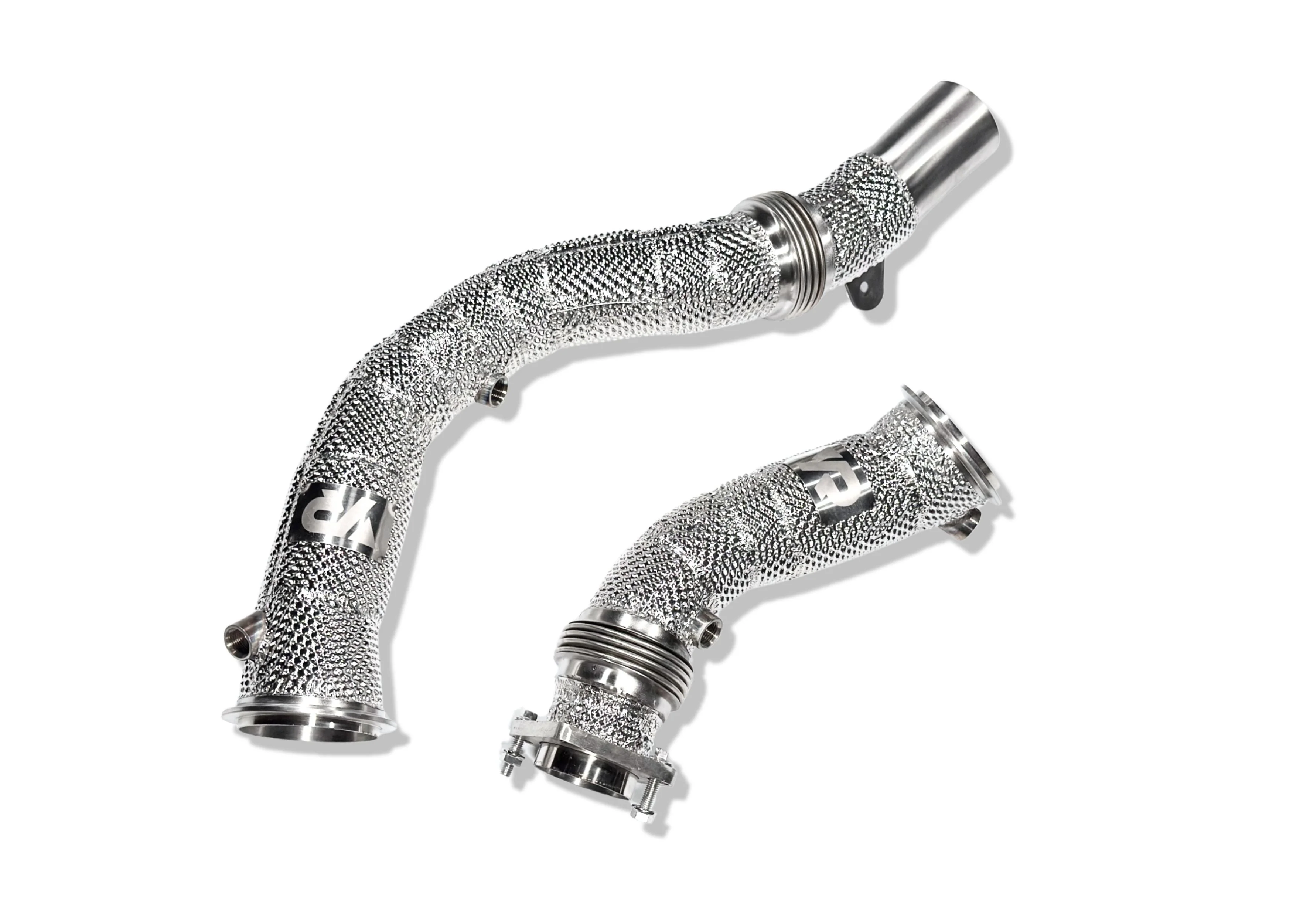 S55 Catless Downpipes with Heatshield for F8X M3 M4 & M2C - Image 4