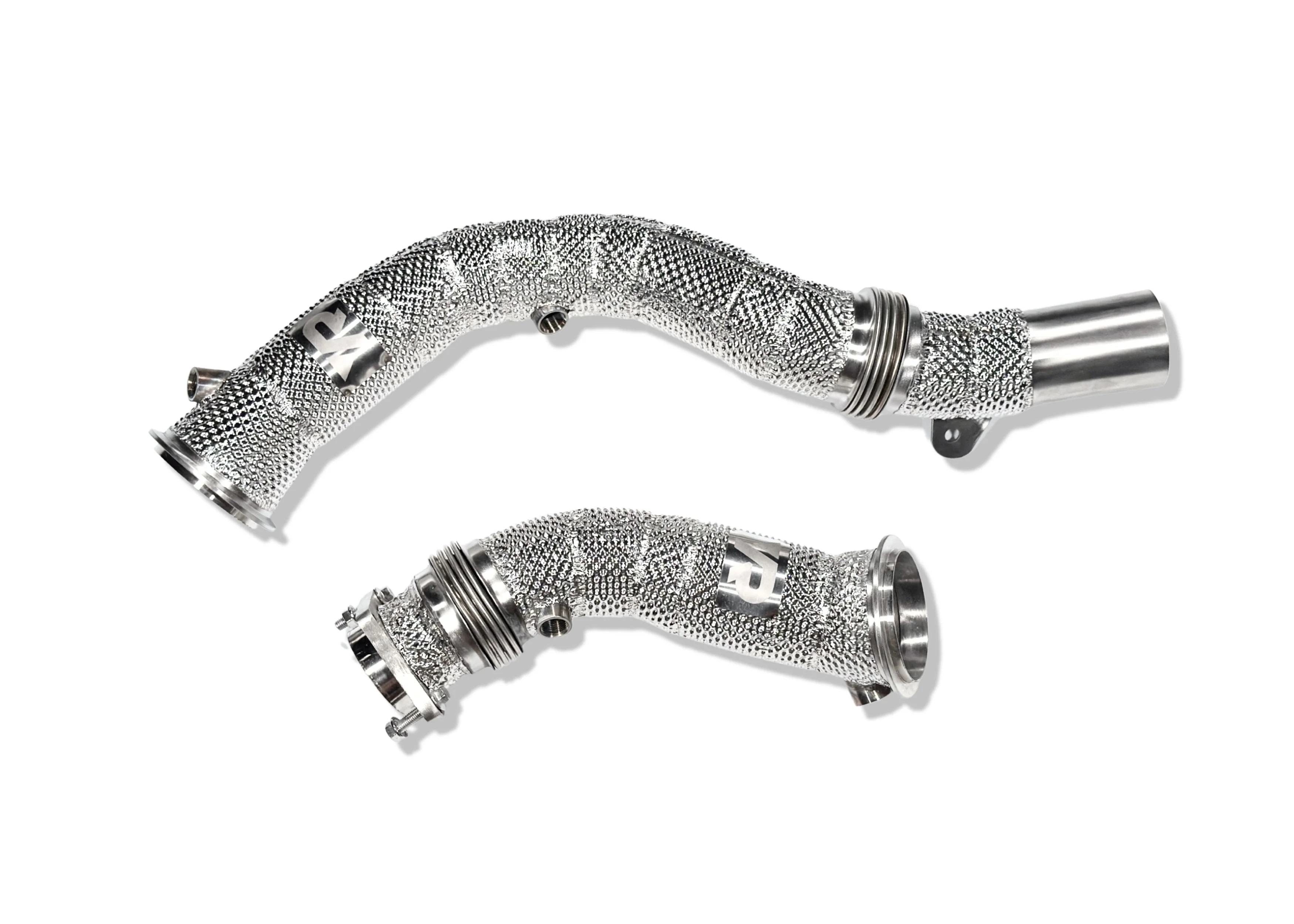 S55 Catless Downpipes with Heatshield for F8X M3 M4 & M2C - Image 5