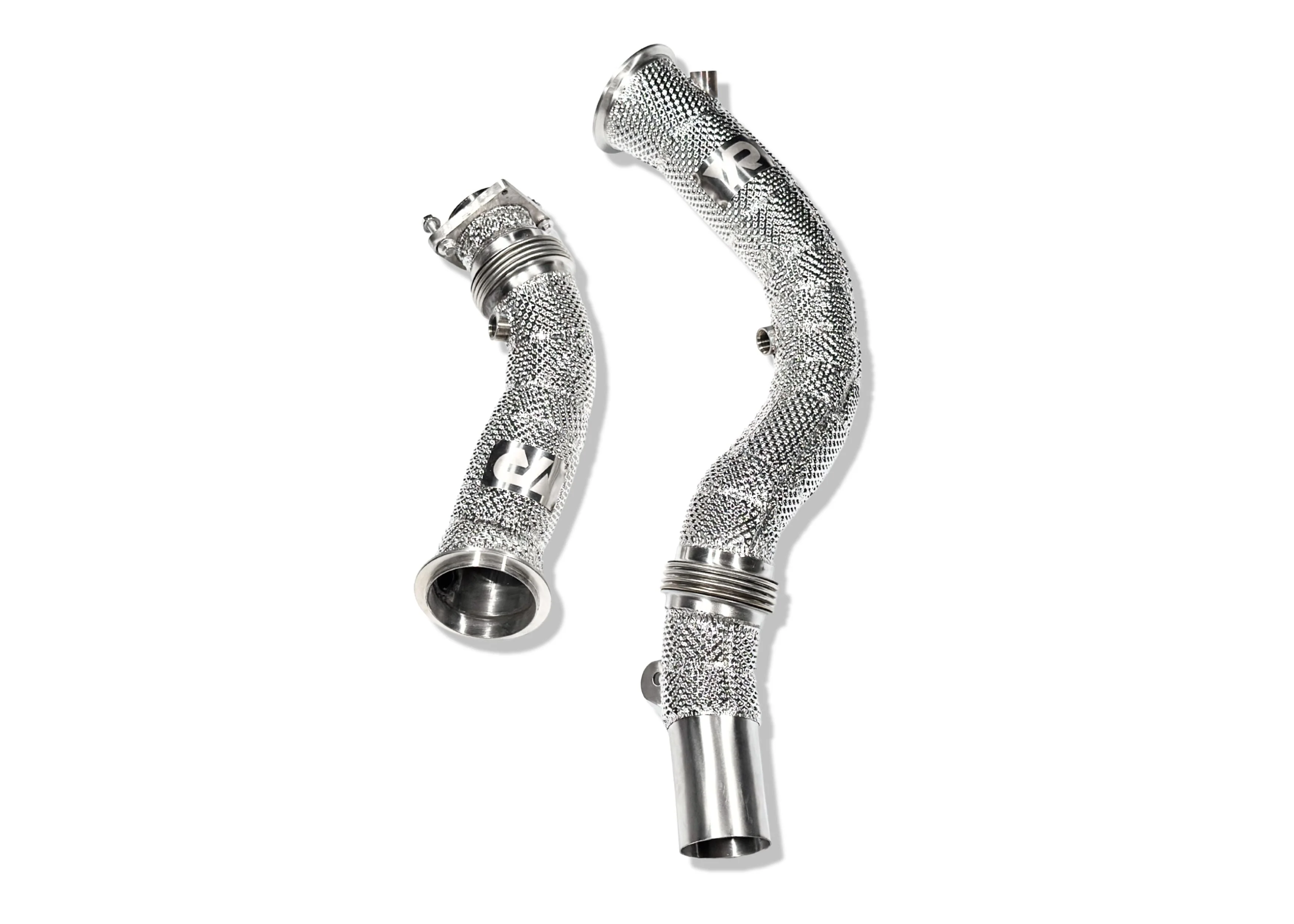 S55 Catless Downpipes with Heatshield for F8X M3 M4 & M2C - Image 6