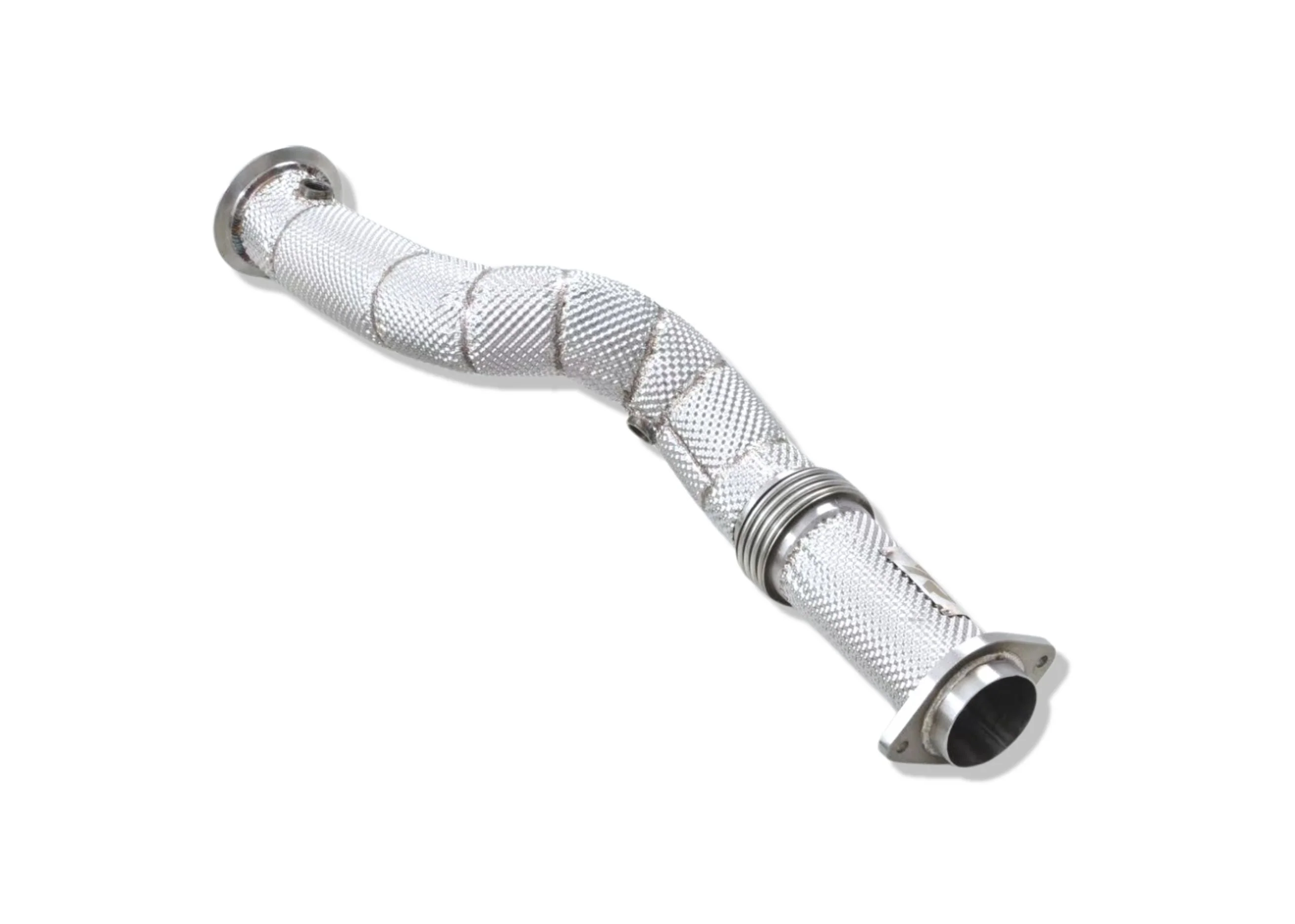 S58 3.5'' Maxflow Downpipes w/ Heatshield for G8X M3 M4 & G87 M2 - Yonristic Performance - Image 4
