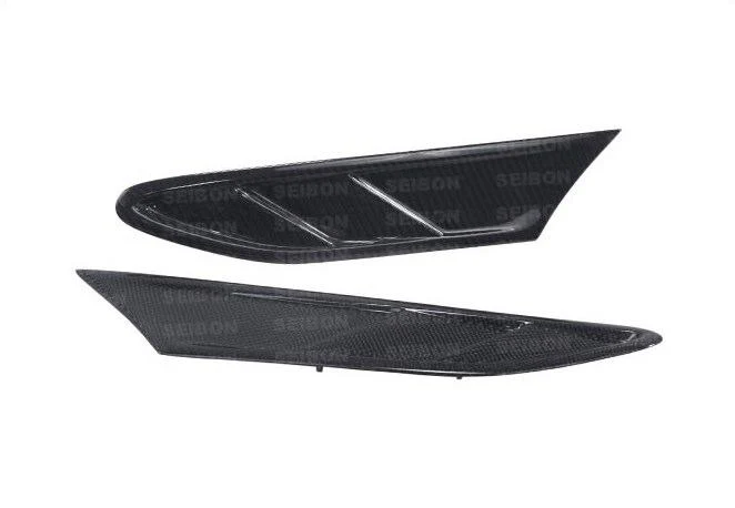 Seibon 08-14 Subaru STI Carbon Fiber Fender Caps - Image 3