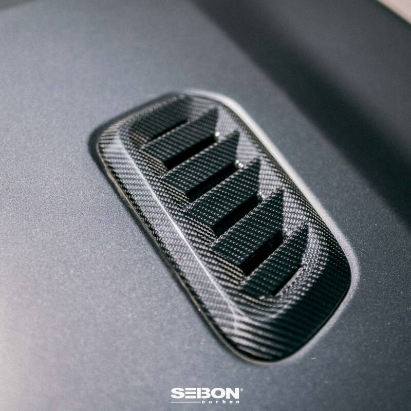 Seibon 2023 Toyota GR Corolla Carbon Fiber Hood Vents - Image 4