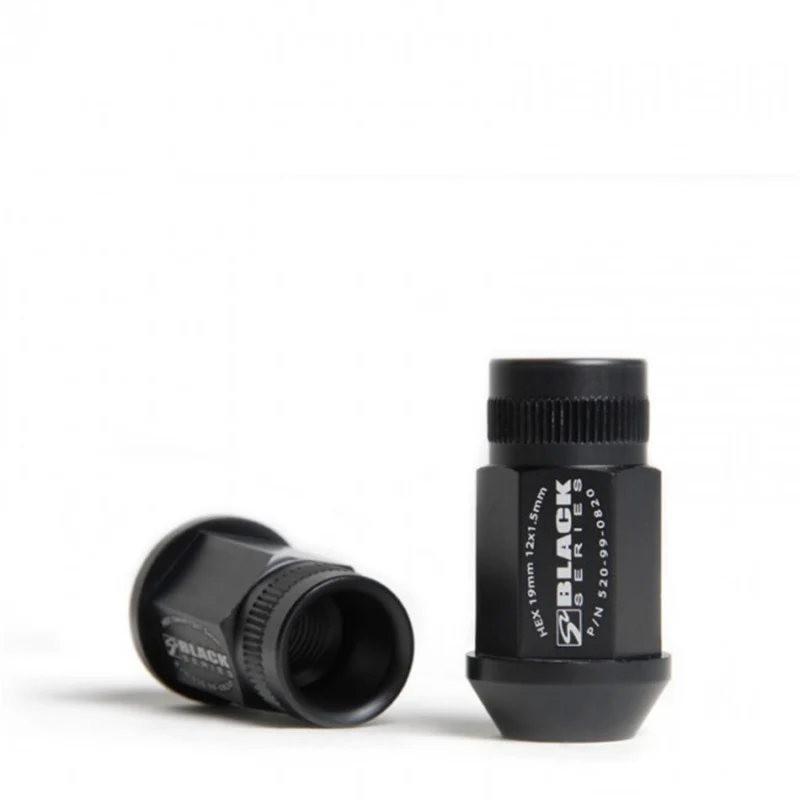 Skunk2 12 x 1.5 Forged Lug Nut Set (Black Series) (16 Pcs.) - Image 3