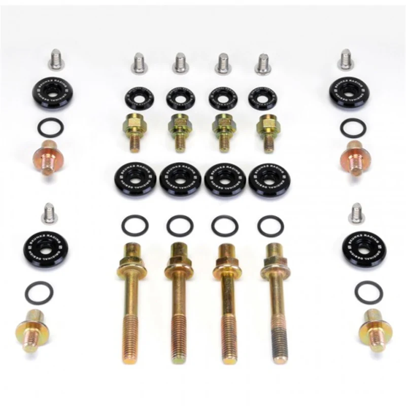 Skunk2 Honda/Acura B-Series VTEC Black Anodized Low-Profile Valve Cover Hardware - Image 4