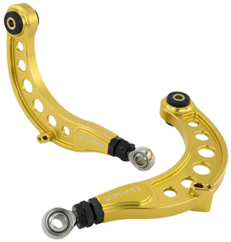 Skunk2 Pro Series 16-20 Honda Civic Gold Anodized Rear Camber Kit - Image 3