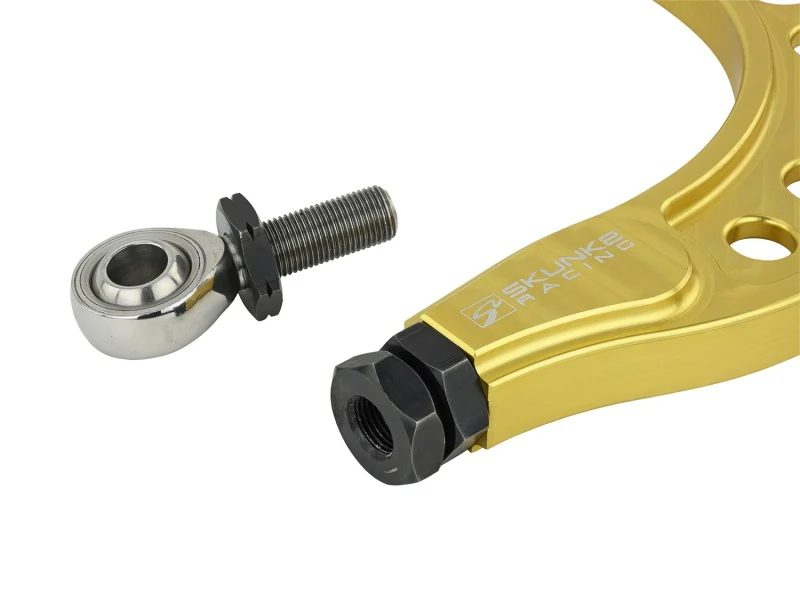 Skunk2 Pro Series 16-20 Honda Civic Gold Anodized Rear Camber Kit - Image 4