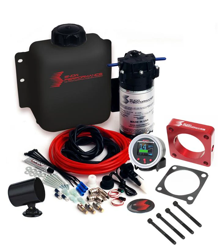 Snow Performance 08+ Charger Stg 2 Boost Cooler F/I Water Injection Kit (SS Braided Line & 4AN) - Image 2