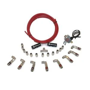 Snow Performance 1/8in. NPT Female to 4AN Male Low Profile Water Nozzle Holder 4AN Elbow