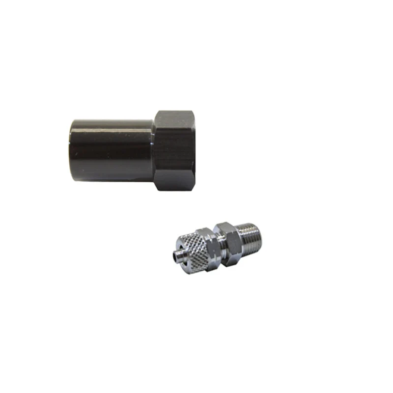 Snow Performance 1/8in NPT to 1/4in Quick-Connect Low Profile Straight Nozzle Holder - Image 2