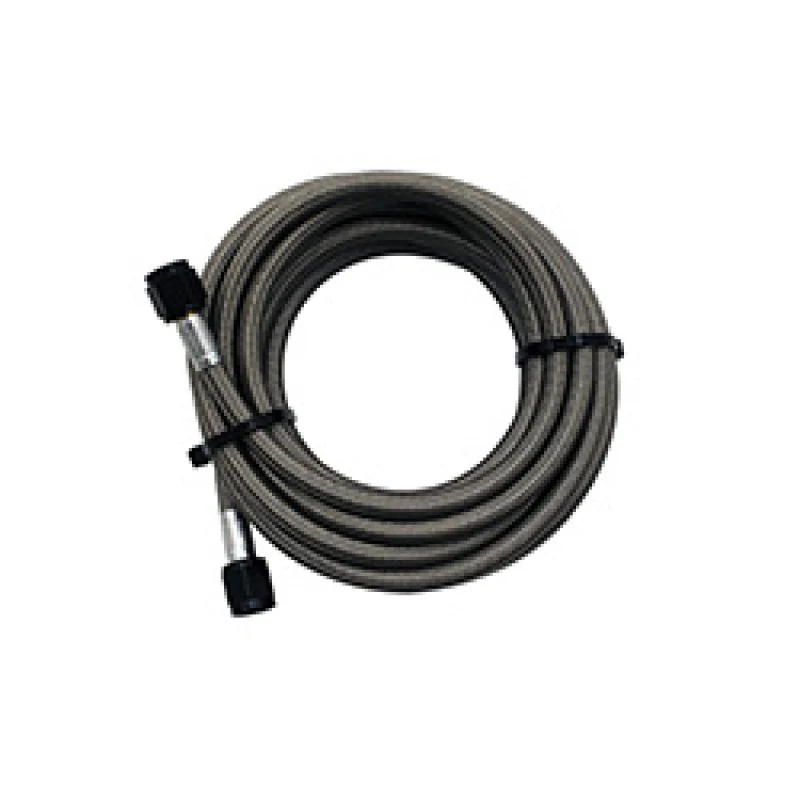 Snow Performance 5ft Stainless Steel Braided Water Line (4AN Black) - Image 2