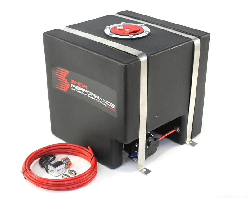 Snow Performance Water Tank Upgrade 10gal (w/Braided SS Line/Brackets/Solenoid/4AN Fittings) - Image 2