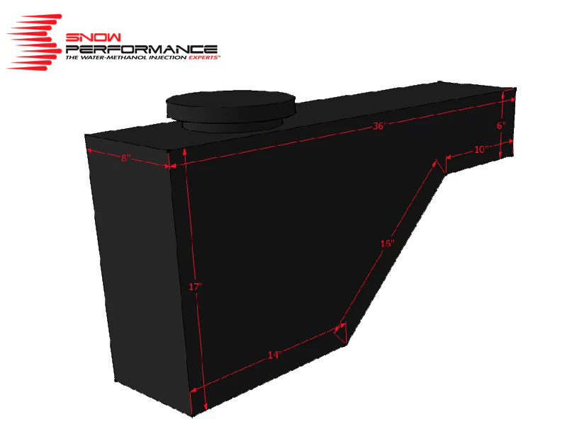 Snow Performance Water Tank Upgrade 10gal (w/Braided SS Line/Brackets/Solenoid/4AN Fittings) - Image 3