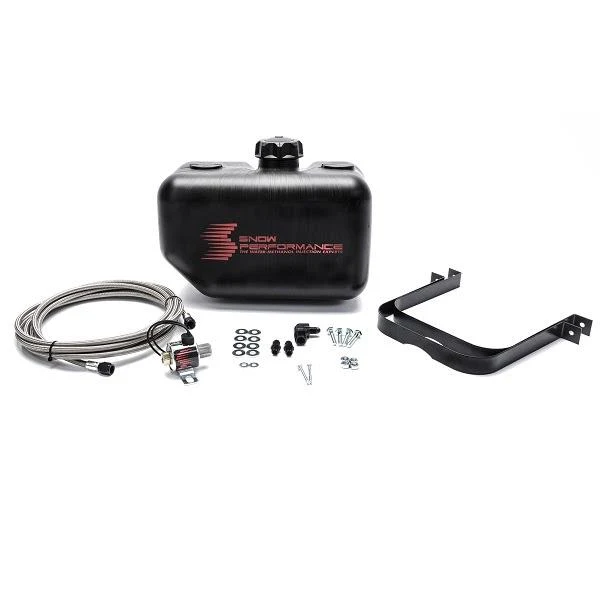 Snow Performance Water Tank Upgrade 2.5gal Braided SS Line w/Bracket/Solenoid/Hose/Fittings - Image 4