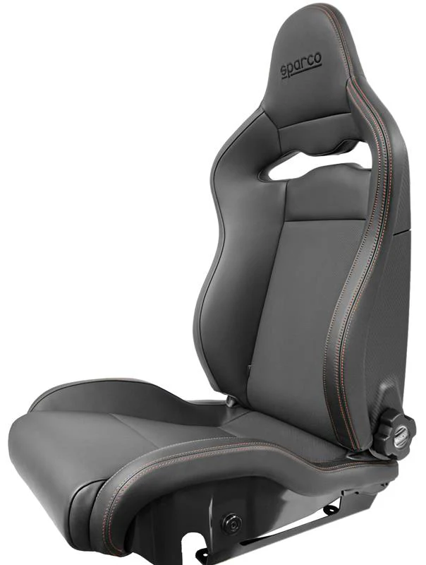 Sparco Seat SPX Leather/Alcantara Black - Right - Image 4
