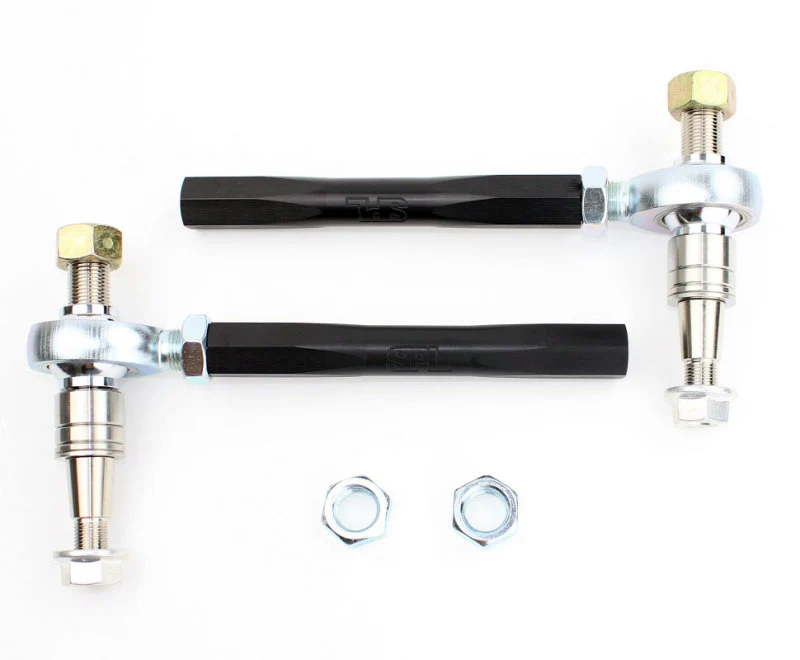 SPL Parts 2009+ Nissan 370Z Front Outer Tie Rod Ends Adjustable for Bumpsteer - Image 2
